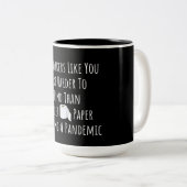 Tasse 2 Couleurs Copie de collègues comme vous êtes plus difficile  (Devant droit)