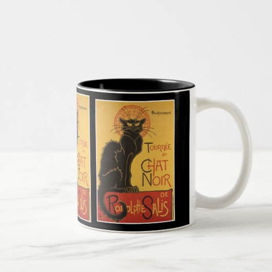 TASSE 2 COULEURS COPIE DE LE CHAT NOIR (Droit)