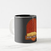 Tasse 2 Couleurs Copie de Zion Narrows Bas jusqu'à Big Springs - Ut (Devant gauche)