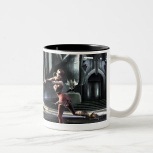 Tasse 2 Couleurs Copie d'écran : Cyborg contre Harley