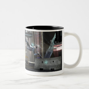 Tasse 2 Couleurs Copie d'écran : Cyborg contre Nightwing 2