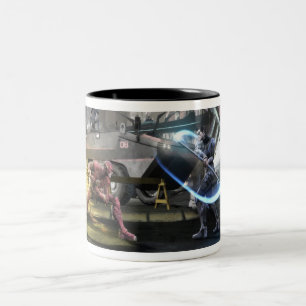 Tasse 2 Couleurs Copie d'écran : Éclair contre Nightwing