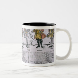 Tasse 2 Couleurs Copie et examen des nations