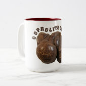 Tasse 2 Couleurs Coprolite arrive Dinosaur (Devant gauche)