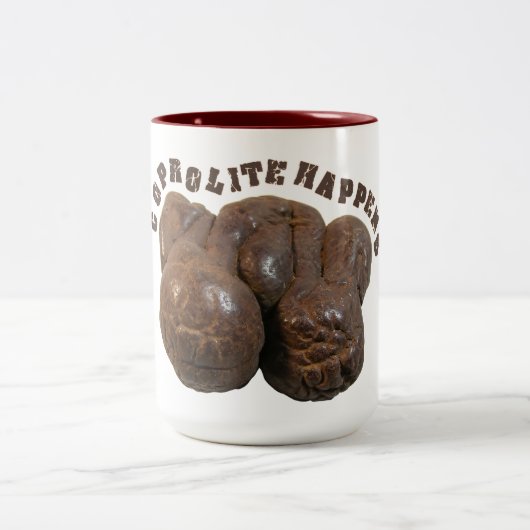 Tasse 2 Couleurs Coprolite arrive Dinosaur (Centre)