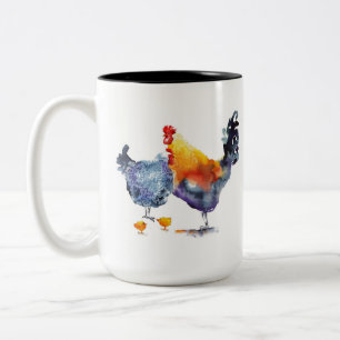 Tasse 2 Couleurs Coq