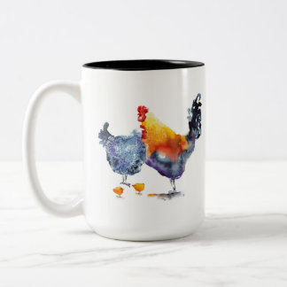 Tasse 2 Couleurs Coq