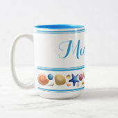 Tasse 2 Couleurs Coques et bandes (Gauche)