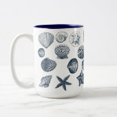 Tasse 2 Couleurs Coques nautiques (Gauche)