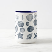 Tasse 2 Couleurs Coques nautiques (Centre)