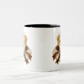 Tasse 2 Couleurs Coquette Brown café chaud (Centre)