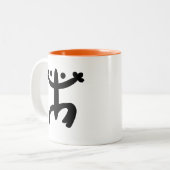 Tasse 2 Couleurs Coqui noir (Devant gauche)