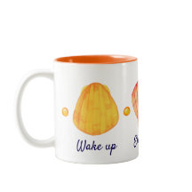 Coquillages d'aquarelle rouge et jaune