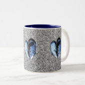 Tasse 2 Couleurs Coquillages et sable (Devant droit)