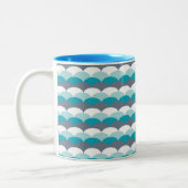 Tasse 2 Couleurs Coquillages Motifs nautiques (Gauche)