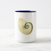Tasse 2 Couleurs Coquille de Nautilus (Centre)
