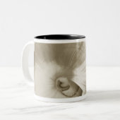 Tasse 2 Couleurs Coquille Pearlised de mer de nautilus (Devant gauche)