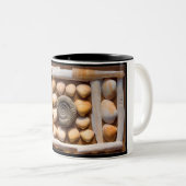 Tasse 2 Couleurs coquilles et fossile (Devant droit)