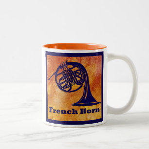 Tasse 2 Couleurs Cor de harmonie sur l'orange