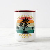 TASSE 2 COULEURS CORAIL (Centre)