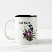 Tasse 2 Couleurs Corbeau noir (Gauche)