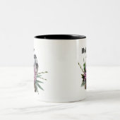 Tasse 2 Couleurs Corbeau noir (Centre)