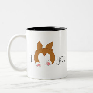 Tasse 2 Couleurs Corgi butt'aime