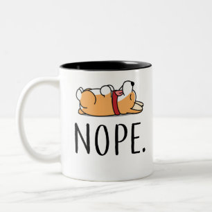 Tasse 2 Couleurs Corgi de Nope