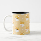 Tasse 2 Couleurs Corgi mignon (Gauche)