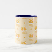 Tasse 2 Couleurs Corgi mignon (Centre)