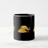 Tasse 2 Couleurs Corne d'or de Thanksgiving (Centre)