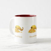 Tasse 2 Couleurs Corne d'or de Thanksgiving (Devant gauche)