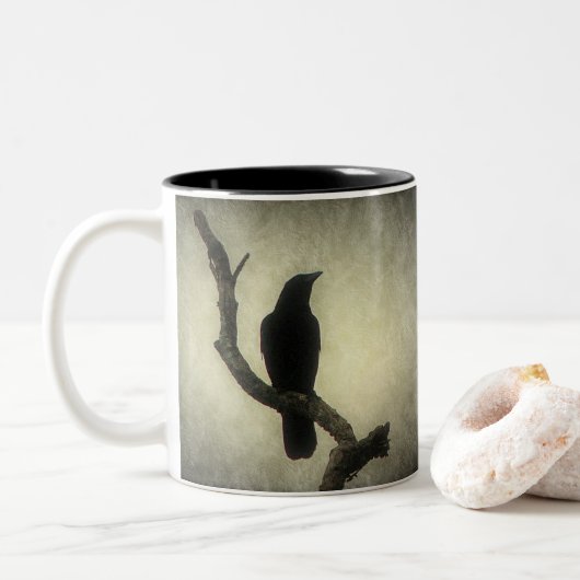 Tasse 2 Couleurs Corneille (Avec donut)