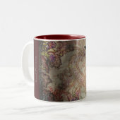 Tasse 2 Couleurs Corneille/photo de Raven (Devant gauche)