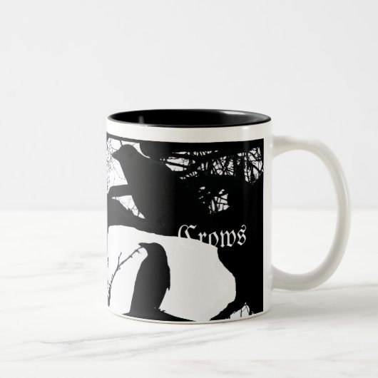 Tasse 2 Couleurs Corneilles (Droit)