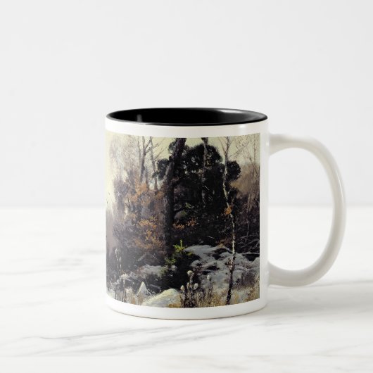 Tasse 2 Couleurs Corneilles en hiver Landscape, 1907 (Droit)