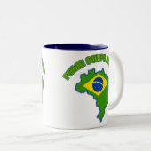 Tasse 2 Couleurs Corps de paix Brésil (Devant droit)