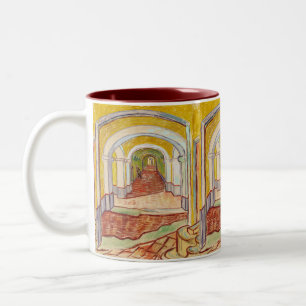 Tasse 2 Couleurs Corridor de l'Asile de Van Gogh Jaune Art Impressi