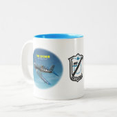 Tasse 2 Couleurs Corsaire de F4U (Devant gauche)