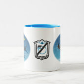 Tasse 2 Couleurs Corsaire de F4U (Centre)