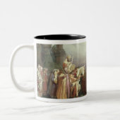 Tasse 2 Couleurs Cortège de dimanche de paume (Gauche)
