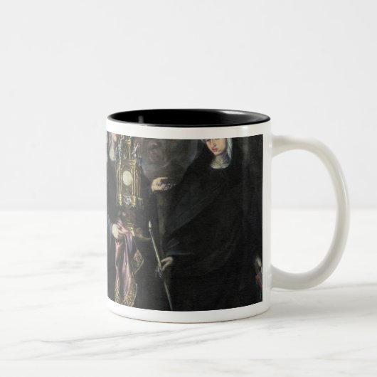 Tasse 2 Couleurs Cortège de St Clare avec l'eucharistie (Droit)