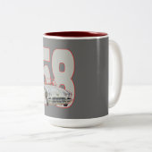 Tasse 2 Couleurs Corvette 1958 (Devant droit)