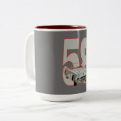 Tasse 2 Couleurs Corvette 1958 (Devant gauche)