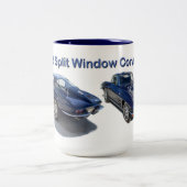 Tasse 2 Couleurs Corvette Chevrolet Split Window 1963 (Centre)