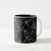 Tasse 2 Couleurs Cosmic_Web_of_Stars. (Devant droit)