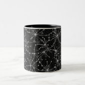 Tasse 2 Couleurs Cosmic_Web_of_Stars. (Centre)