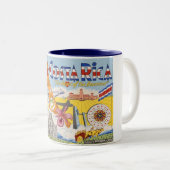 TASSE 2 COULEURS COSTA RICA (Devant droit)