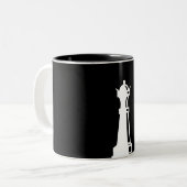 Tasse 2 Couleurs Costume Chess Lover (Devant gauche)