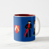 Tasse 2 Couleurs Costume traditionnel d'Alsace, Fr (Devant droit)
